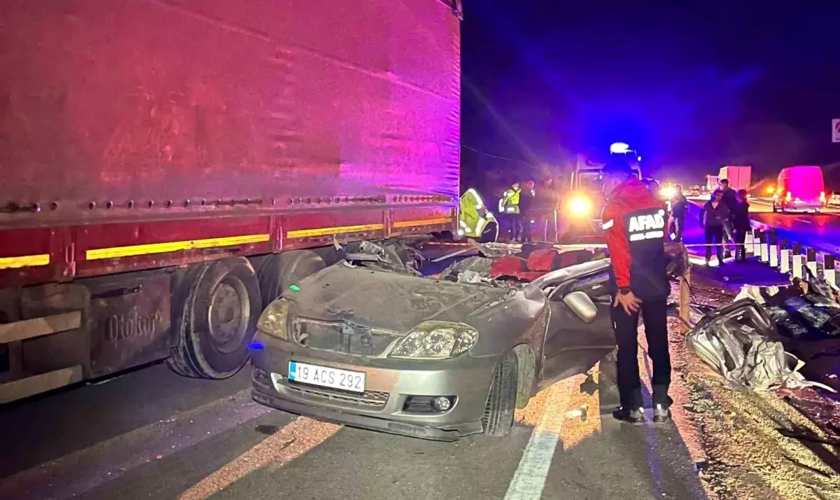 Amasya’da Feci Kaza: Sürücü Hayatını Kaybetti