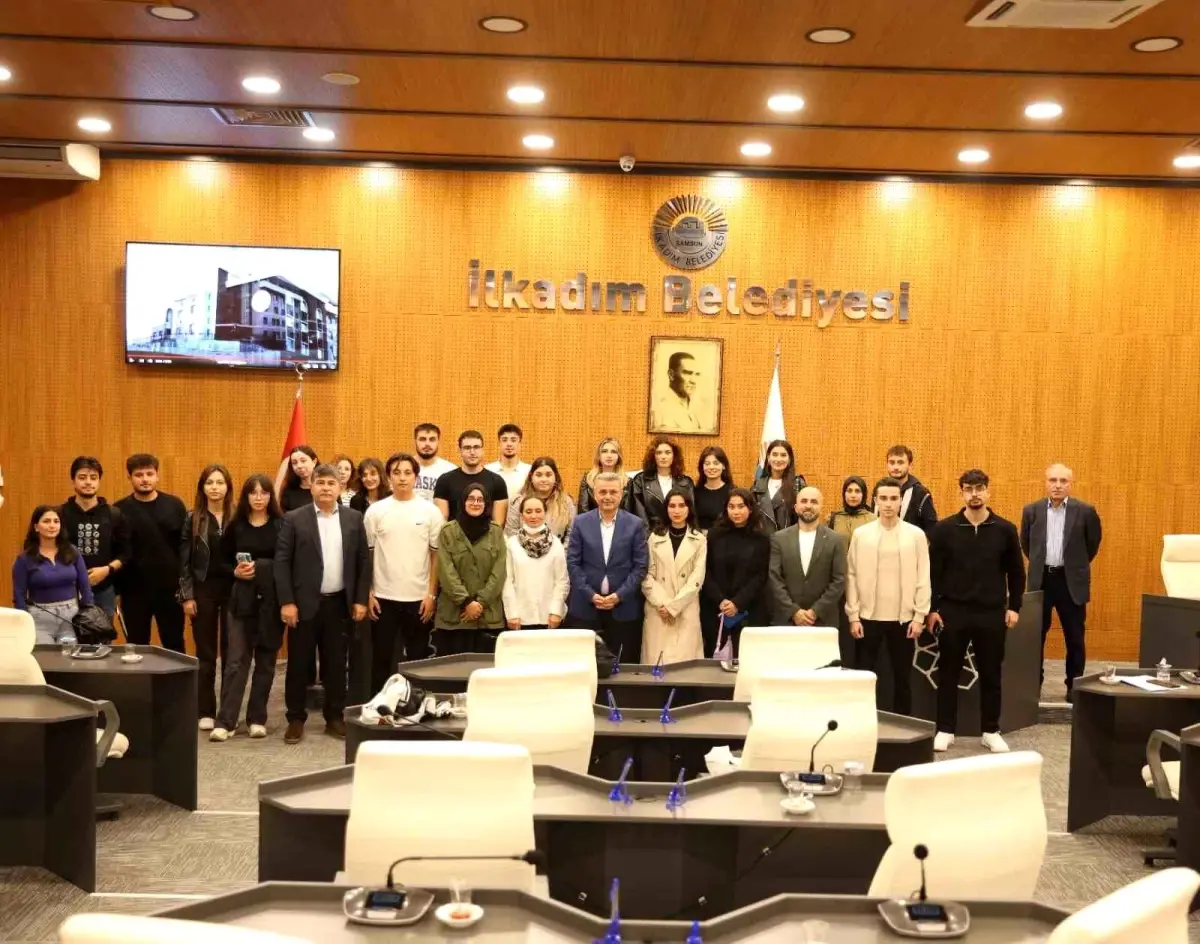 Samsun Üniversitesi Mimarlık Öğrencilerinden İlkadım Belediyesi Ziyareti