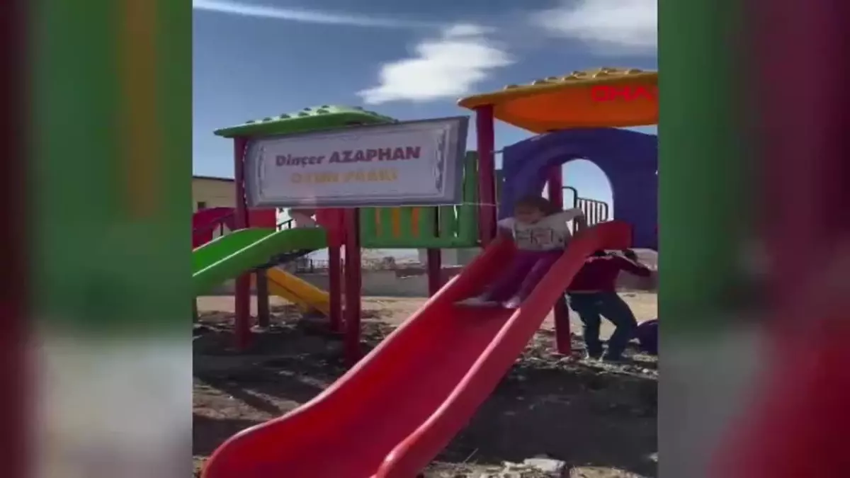 Tillo’da Çocuklara Oyun Parkı Yapıldı