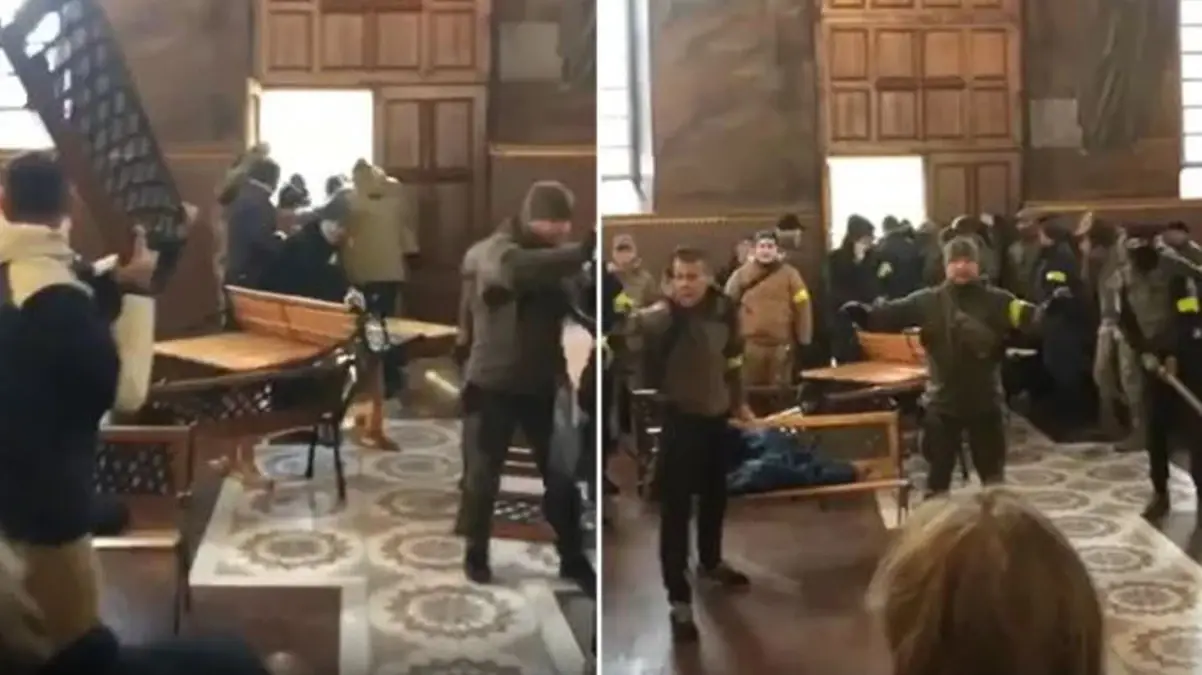 Ukrayna’da Rus Ortodoks Kilisesi’nde papazlar ve cemaat arasında 6 saat süren bir kavga