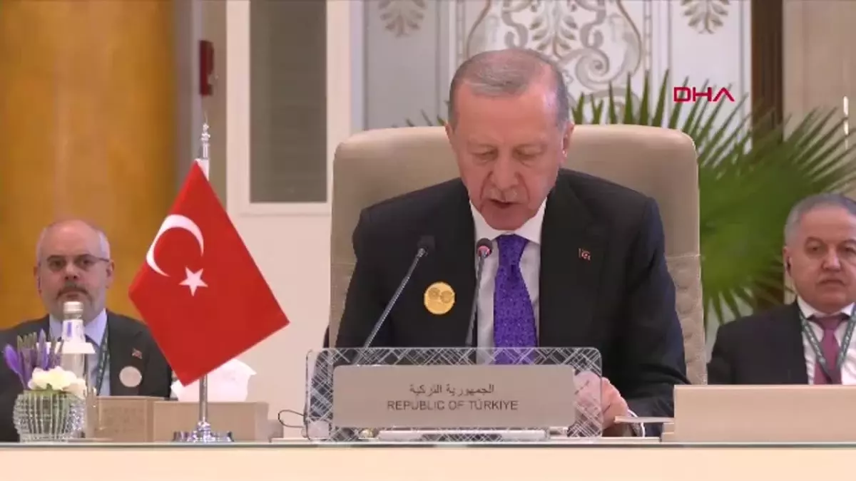Cumhurbaşkanı Erdoğan: İsrail’in amacı Gazze’ye yerleşmektir