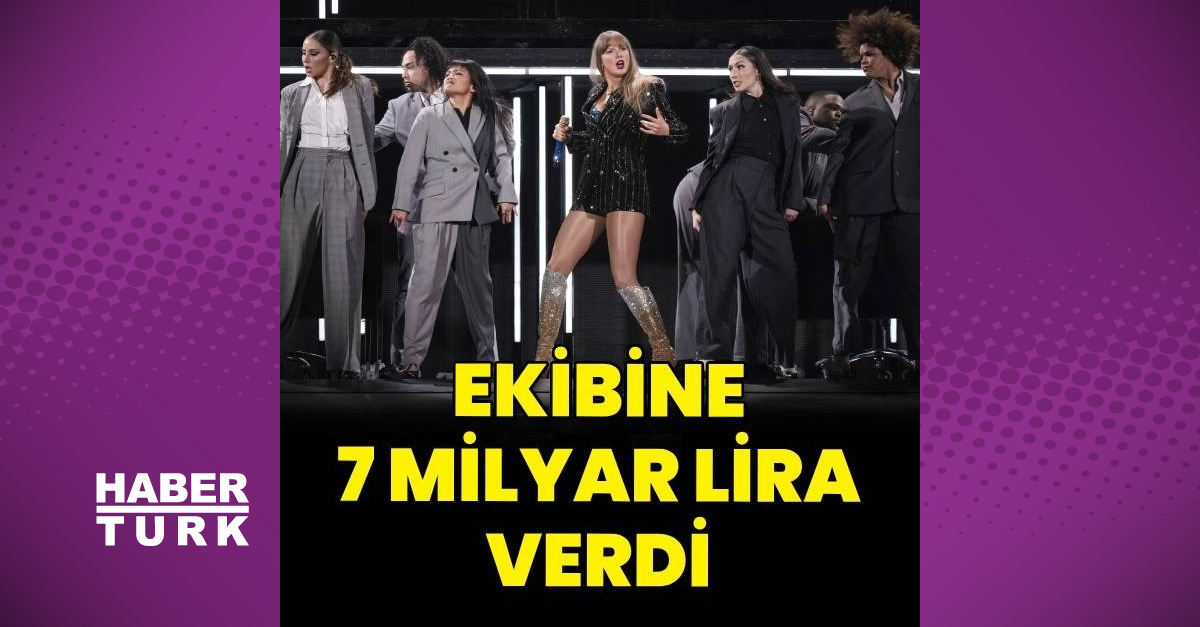 Taylor Swift’in iki yıllık dünya turnesi hasılatı belli oldu
